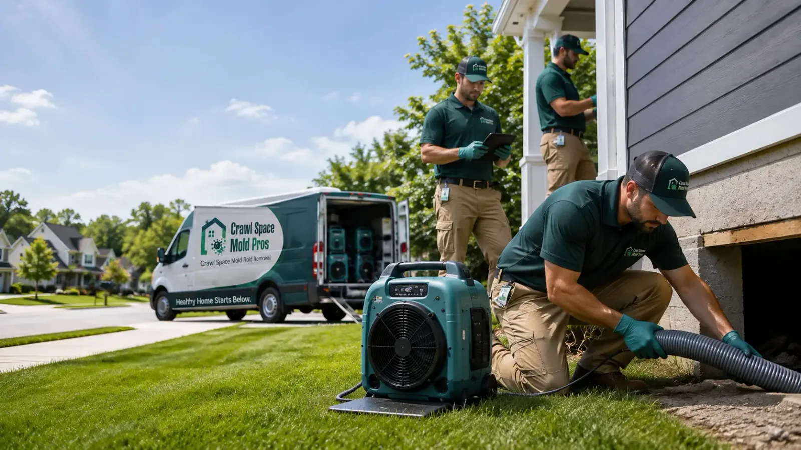 Crawl Space Mold Removal in Windsor, OH